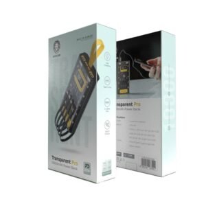 Green Lion Transparent Pro 10000mAh Power Bank - Black - Image 2