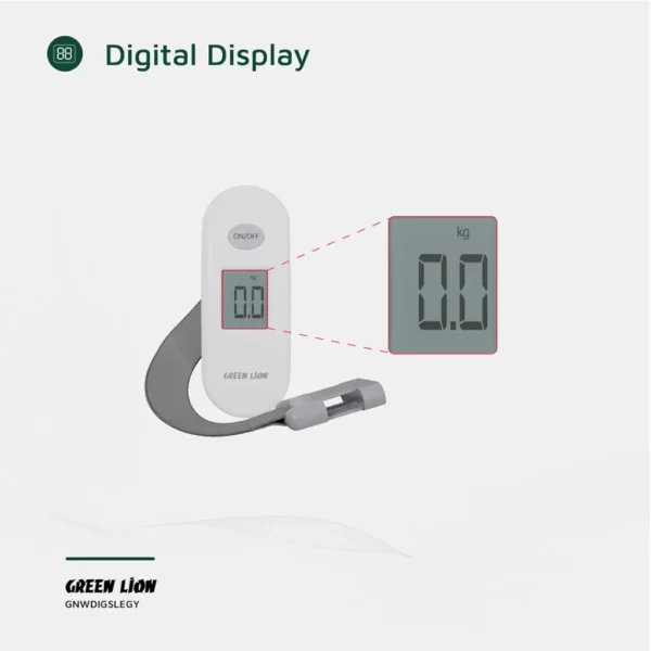 Green Lion Weight Mate Digital Luggage Scale - Gray - Image 4