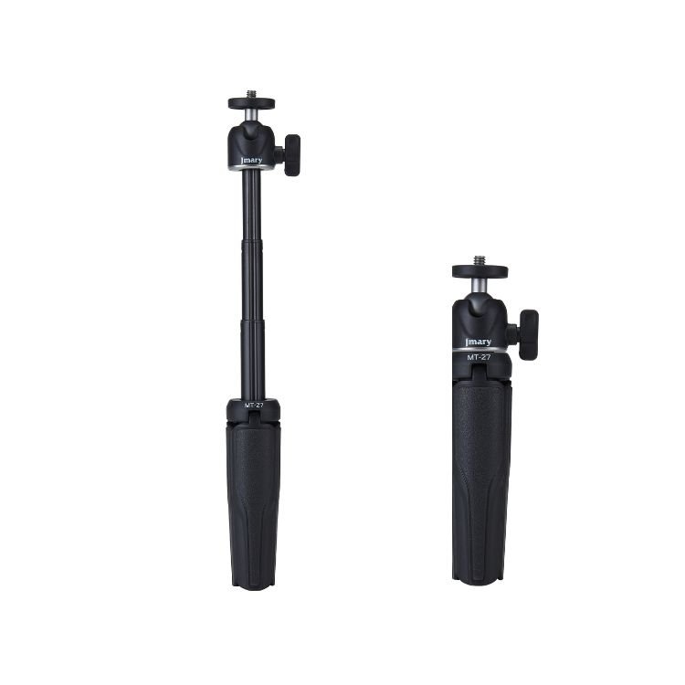Jmary MT27 Mini Portable Lightweight Tripod Stand Smart Selfie Stick 360 Rotation for Phone and Camera
