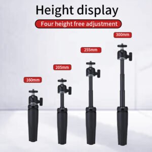 Jmary MT27 Mini Portable Lightweight Tripod Stand Smart Selfie Stick 360 Rotation for Phone and Camera - Image 13