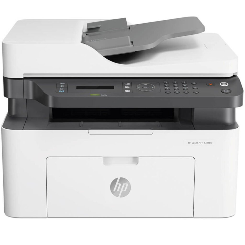 HP Laser MFP 137fnw (4ZB84A) - Wireless Multifunction Printer | Print, Copy, Scan | 20ppm | 128MB RAM | 150-Sheet Tray
