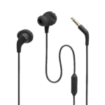 JBL Endurance Run 2 Waterproof Wired Sports In-Ear Headphones, Fliphook Desigh, Flexsoft Technology, IPX5 Sweatproof, Hands-Free Calls, Magnetic Buds - Black
