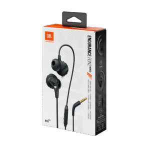 JBL Endurance Run 2 Waterproof Wired Sports In-Ear Headphones, Fliphook Desigh, Flexsoft Technology, IPX5 Sweatproof, Hands-Free Calls, Magnetic Buds - Black - Image 8
