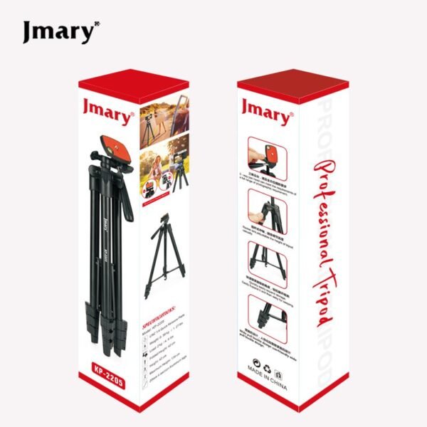 Jmary KP-2205 Professional Tripod with Mobile Holder - Image 4