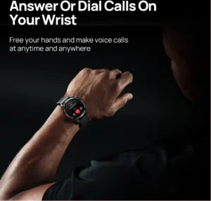 Mibro Smart Watch GS Pro2 (Black) – 1.43″ Amoled Display, Bluetooth Calling, 20 Day Battery Life, 5ATM Waterproof, Dual Frequency GPS Positioning, 150+ Sports Modes, Heart Rate Monitoring, Sporty Style Strap - Image 8