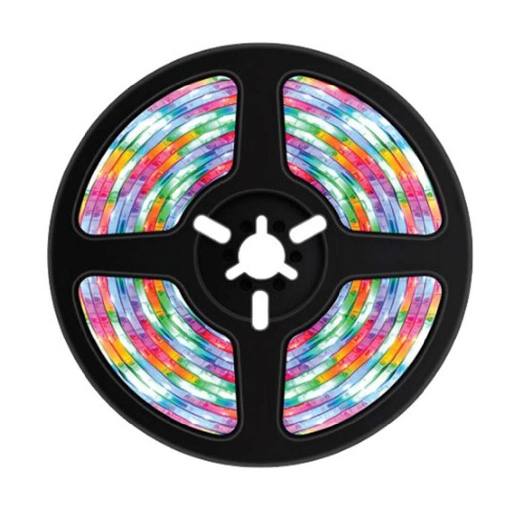 PB RGBSL Porodo Blue 16.4 Ft Sound Reactive RGB Strip Light with 44 Key Remote All Products