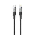Porodo Braided 30W PD C to Lightning Fast Charging Cable with Transparent Head 1.2M