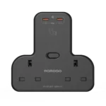 Porodo Multi-Port Wall Socket - Black