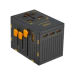 Porodo GaN 5-Port Travel Block Universal Charger - Black