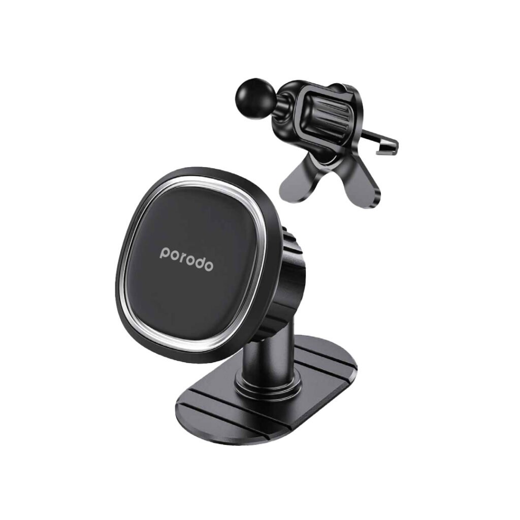 PD MGCPH BK Porodo Universal Dual Mode Magnetic Phone Mount Black All Products