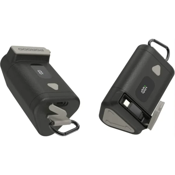 Porodo 15000mAh Power Bank PD 65W Fast Charging with a 70cm Retractable Type-C Cable & Built-In Safeguards / Digital Display Fast Charger - Image 2