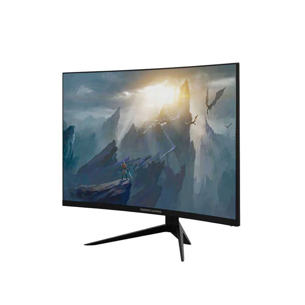 PDX523 BK Porodo Gaming Wide Screen Gaming Monitor 32 165Hz Black All Products