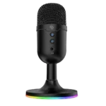 Porodo Gaming Omni-Directional USB Microphone - Black
