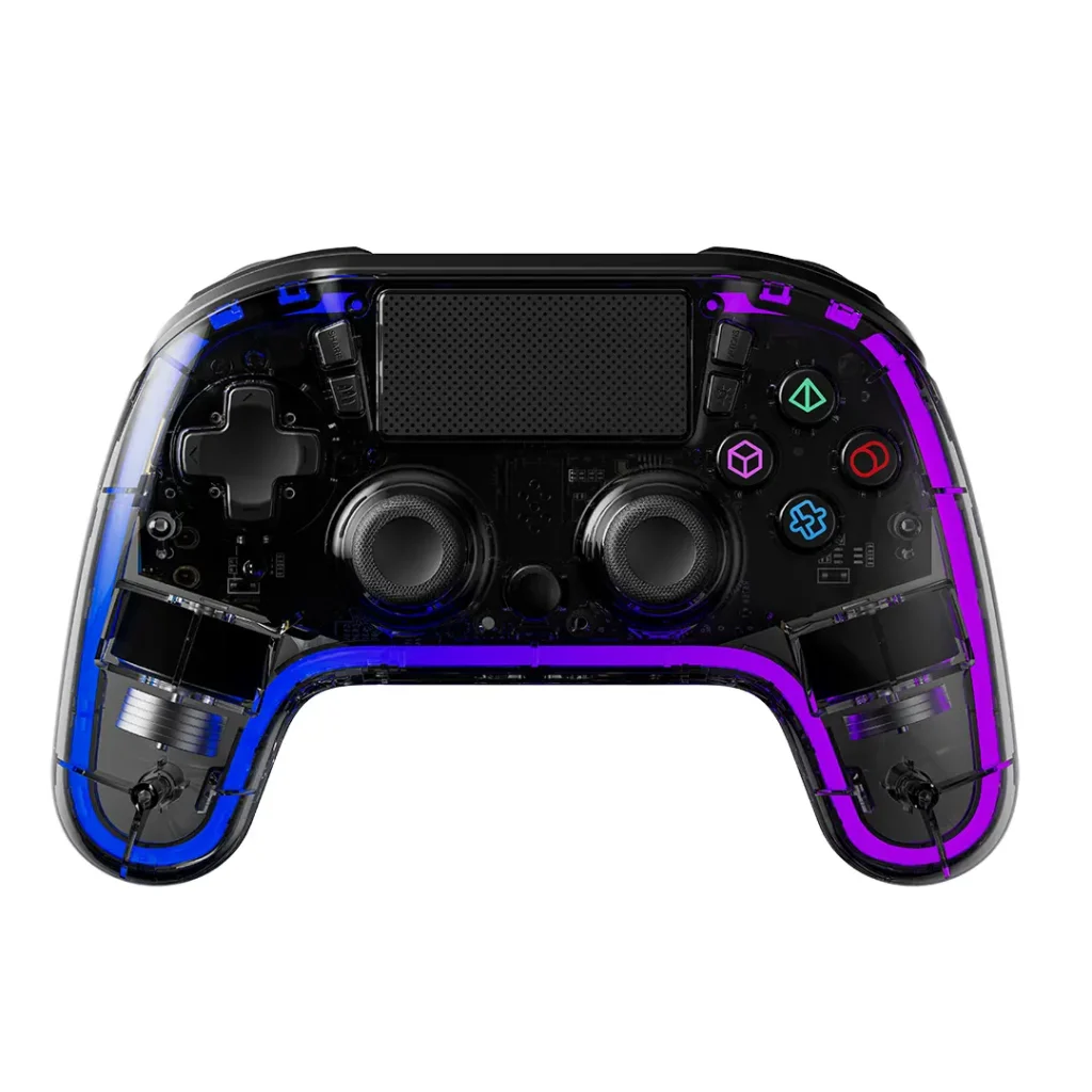 PDX629 BK Porodo Gaming Crystal Shell PS4 Controller Black All Products