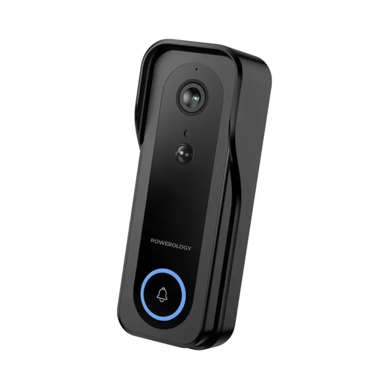 Powerology Smart Doorbell Camera - Black