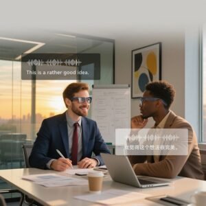 Powerology Paganspo AI Camera Smart Glasses, Up to 10 Hours Playback Time, Dual Silicone Microphones, 4GB Internal Storage, 8MP Camera, Immersive Stereo Audio, Voice Assistant, Real-Time Translation - Image 5