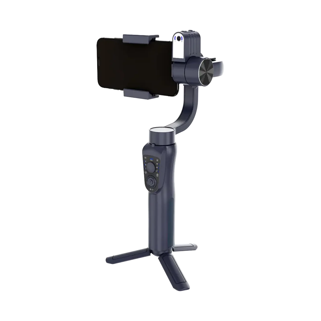 Porodo 3 Axis Ai Tracker Light Gimbal Stabilizer Black All Products