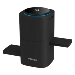 Porodo 3 in 1 Auto Rotate & Slide Qi2 MagSafe Charging - Black - Image 6