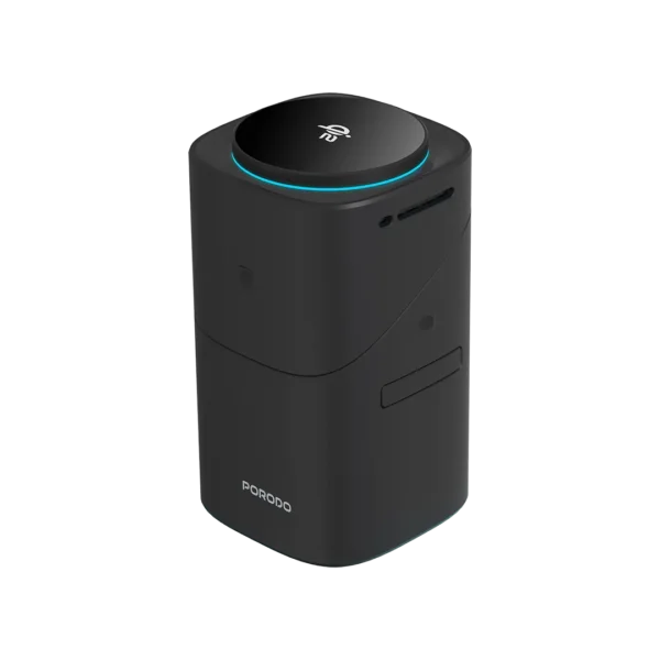 Porodo 3 in 1 Auto Rotate & Slide Qi2 MagSafe Charging - Black - Image 5