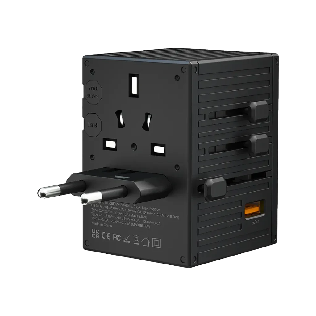 Porodo GaN 5 Port Travel Block Universal Charger 3 All Products