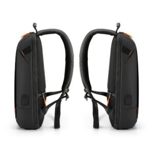 Porodo Gaming Water-Resistant PU Laptop Backpack With USB-C Port - Black - Image 3