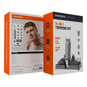 Porodo Lifestyle 14-IN-1 Trimming Kit - Silver - Image 4