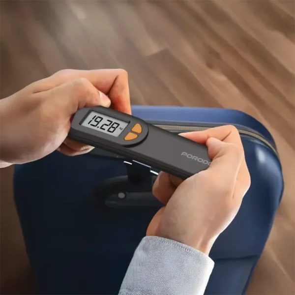 Porodo Lifestyle Accuscale High-Precision Luggage Scale - Black - Image 2