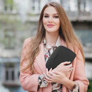 Porodo Geneva Tech Accessory Pouch Bag - Black - Image 5