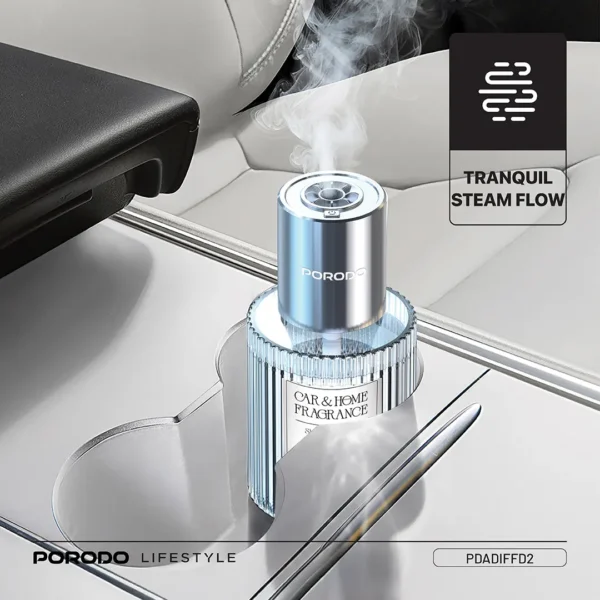 Porodo Lifestyle Grasse Smart Aroma Diffuser - Clear - Image 5