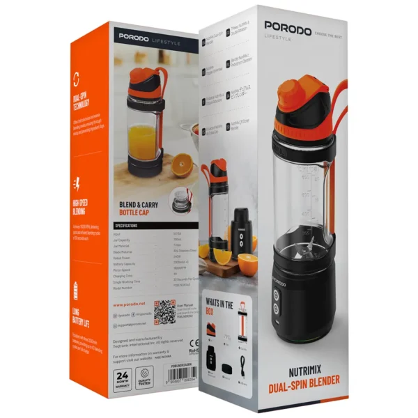 Porodo Lifestyle Nutrimix Dual-Spin Blender - Image 2