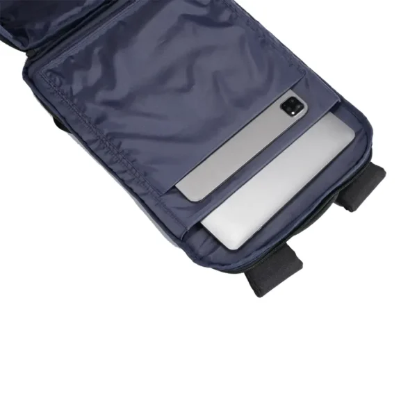 Porodo Lifestyle Water-Resistant PU Backpack - Black - Image 2