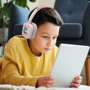 Porodo Soundtec Yotowave Kids Wireless Headphone Pink - Image 4
