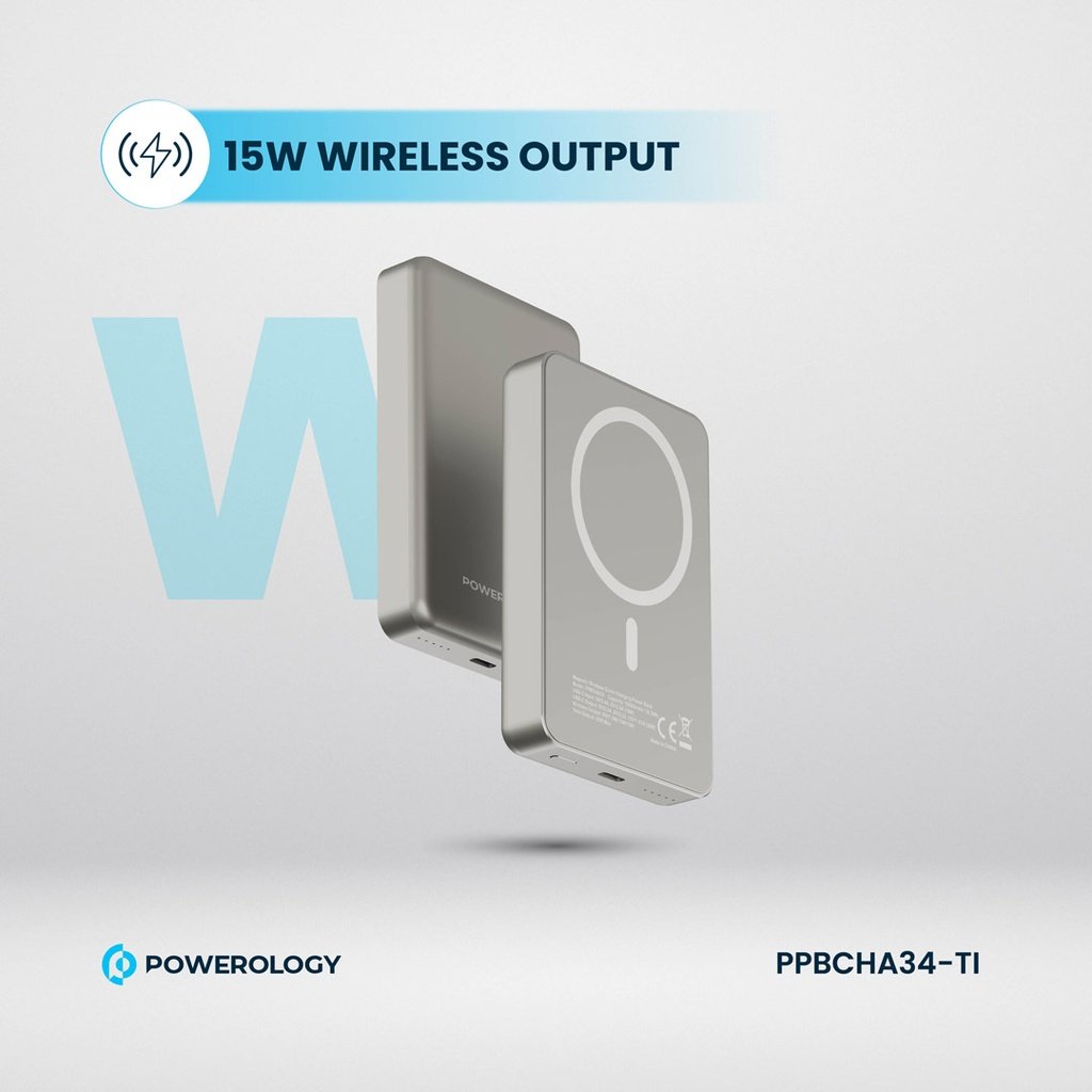 Powerology 10000 mAh 20W PD 15W Magsafe Powerbank All Products