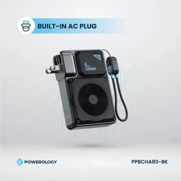 Powerology 10000mAh Wall Charger MagSafe Power Bank - Image 8