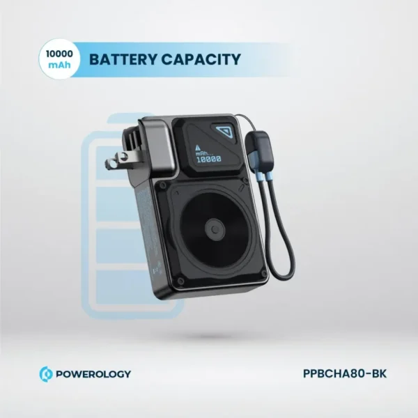 Powerology 10000mAh Wall Charger MagSafe Power Bank - Image 5