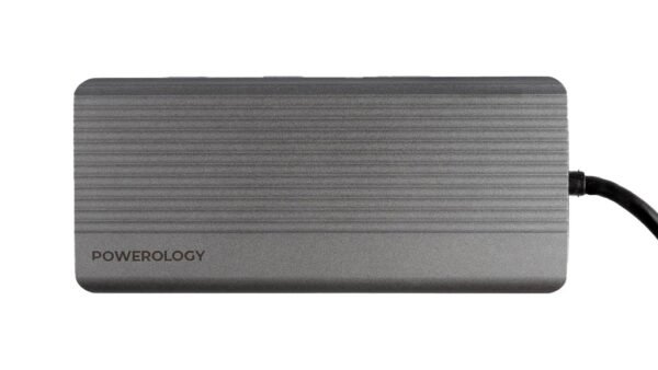 Powerology 12in1 USB-C Hub: HDMI, Type-C PD 100W, Ethernet, VGA, USB, SD/MicroSD, 3.5mm AUX - Image 4