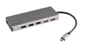 Powerology 12in1 USB-C Hub: HDMI, Type-C PD 100W, Ethernet, VGA, USB, SD/MicroSD, 3.5mm AUX - Image 3