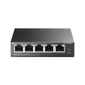 TP-Link TL-SG1005P, 5 Port Gigabit PoE Switch, 4 PoE+ Ports @65W, Desktop, Plug & Play, Sturdy Metal w/ Shielded Ports, Fanless, QoS & IGMP Snooping - Image 2