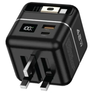 Green Lion GaN Premium Series Charger 42W with 5000mAh Power Bank: Fast PD Charging