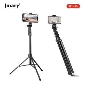 Jmary MT36 Selfie Stick Phone Tripod 67" Extendable Travel Tripod Stand with Phone Clip 1.7 meter Tripod for Video Shooting vlog