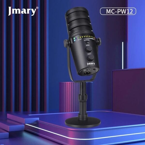 Jmary MC-PW12 Professional USB Microphone For Podcasting, Gaming, Streaming, Recordings - Image 2