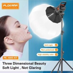 Plokama PK-400S Balloon Flash Light with Tripod - Image 2
