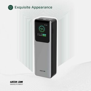 Green Lion Voltura 20000mAh Power Bank, PD 100W Fast Charging, TFT Display, Lightweight & Stylish Design, QC 22.5W USB-A Output, Wide Compatibility, Exquisite Appearance - Image 4
