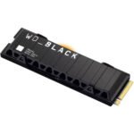 WD BLACK SN850X 1TB NVMe PCIe 4.0 Gaming Internal SSD With Heatsink, Up To 7300 MB/s Sequential Read & 6600 MB/s Write Speeds, M.2 2280, 1.75 Million Hours MTTF, 600TB Endurance