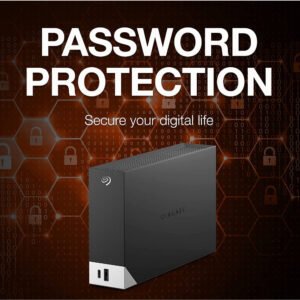 Seagate One Touch 8TB Desktop External Hard Drive, With Built-In Hub, USB-C and USB 3.0 Port, Compatible with Windows and Mac, Seagate Toolkit Backup Software Included - Image 7