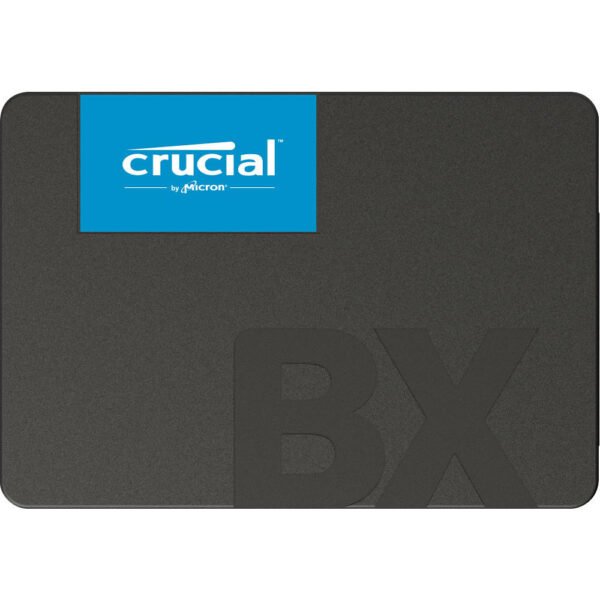 Crucial BX500 SATA 2.5" Internal SSD, 500GB Capacity, 540 Mb/s Sequential Read, 500 Mb/s Sequential Write, 120TB TBW SSD Endurance, Black - Image 2