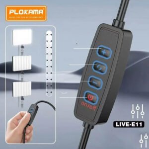 PLOKAMA E11 LIVE 9" LED Studio Light USB Plug Dimmable 2700-6500K Cool & Warm Light (without tripod) - Image 4