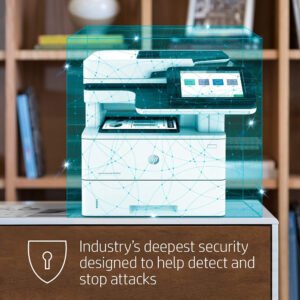 HP MFP M528dn Monochrome Laser Printer, Print Speed 45 ppm, 8.5 x 14" Flatbed Scanner, Print Speed 45 ppm, 1200 x 1200 dpi, 100-Sheet ADF, 8" Color Touchscreen, - Image 9