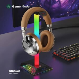 Green Lion Rhythm X50 ANC Wireless Headphones, 50H Long Playtime, Hybrid Active Noise Cancelling Headphones, Hi-Res Audio, Bluetooth V6.0, Game Mode, 4-Mic Calls, Foldable, Voice Assistant - Image 8