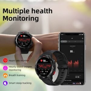 Mibro GS Pro, Smartwatch, 1.43" AMOLED Screen, 316L Stainless Steel Case, Long-Lasting Battery, 5ATM Waterproof, SpO2, 24/7 Heart Rate All-Day Health Monitoring - Image 10